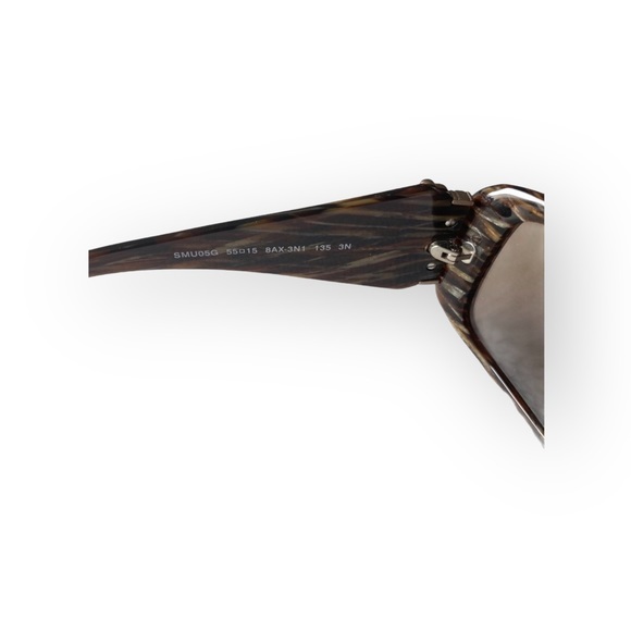 Miu Miu ♛ Metal Crown Sunglasses ♛ Brown Tortoise Shell ♛ Chic Luxury Sunnies ♛ - Picture 13 of 16